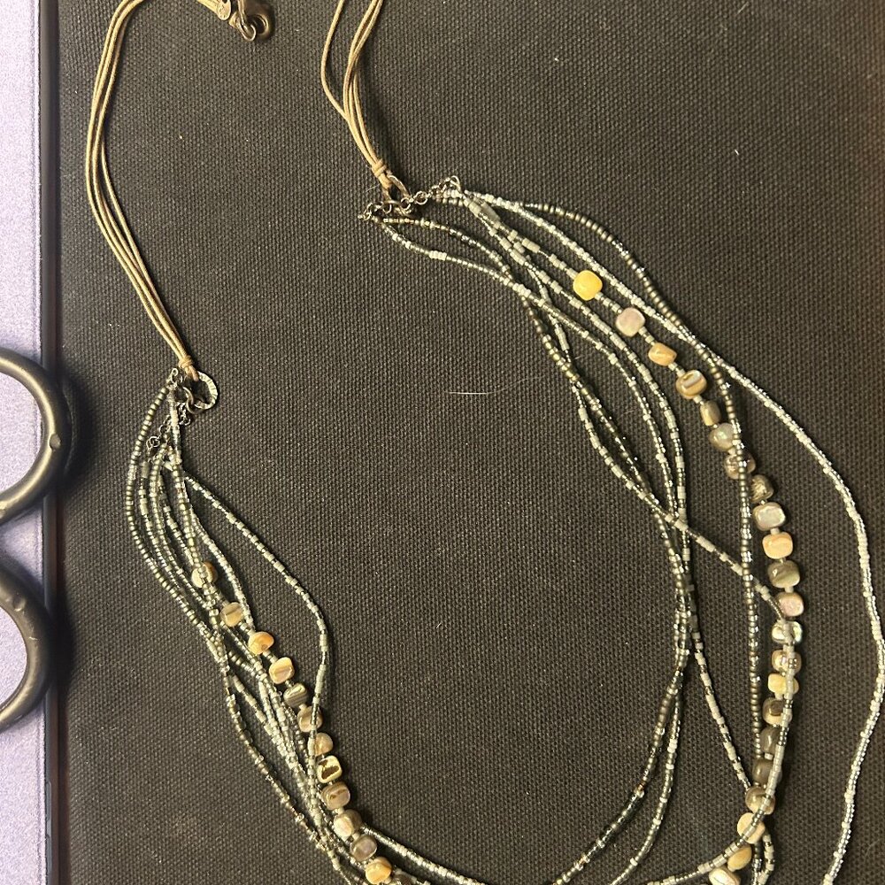 Silpada 6 strand beaded necklace